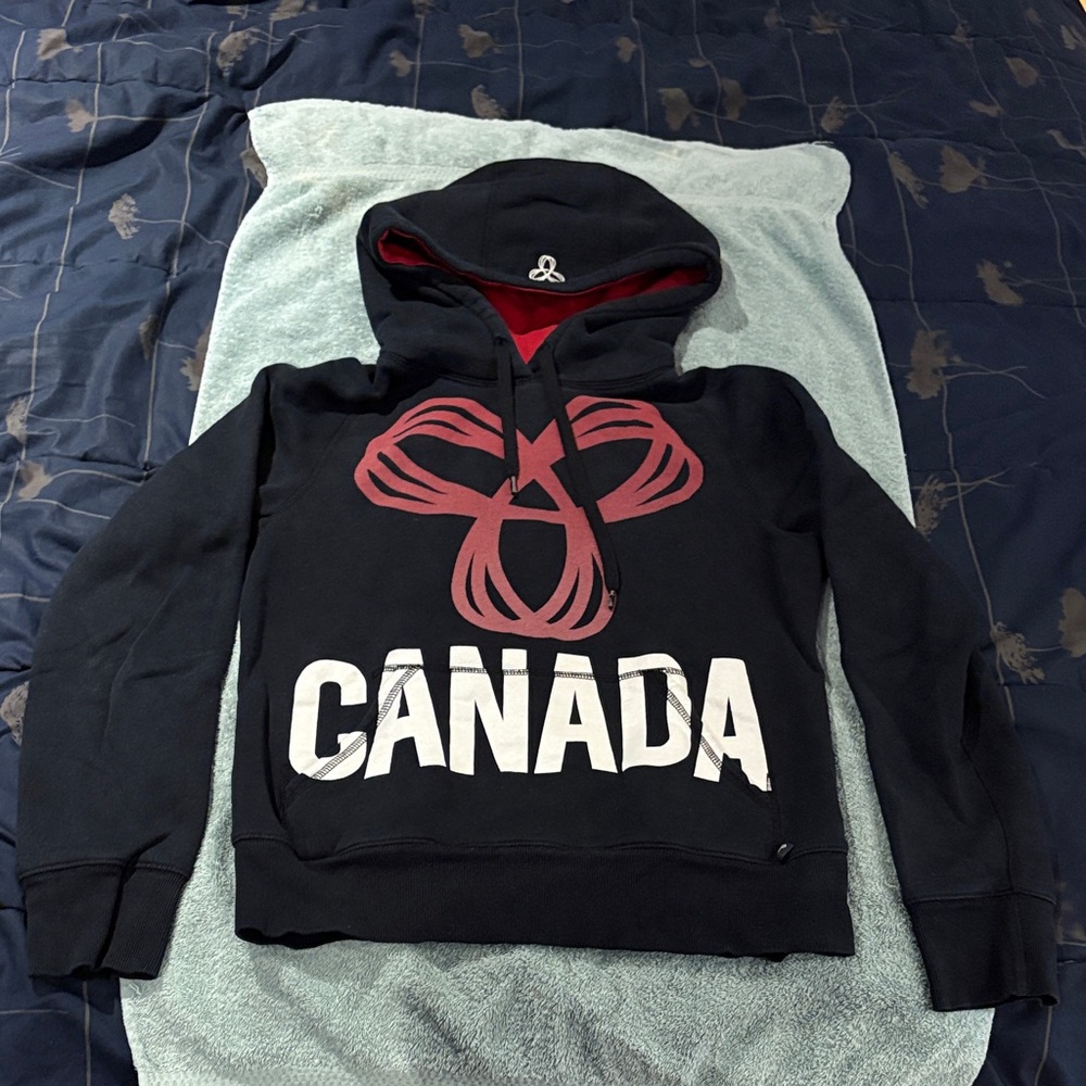 TNA Black, Red & White Canada Hoodie - size M